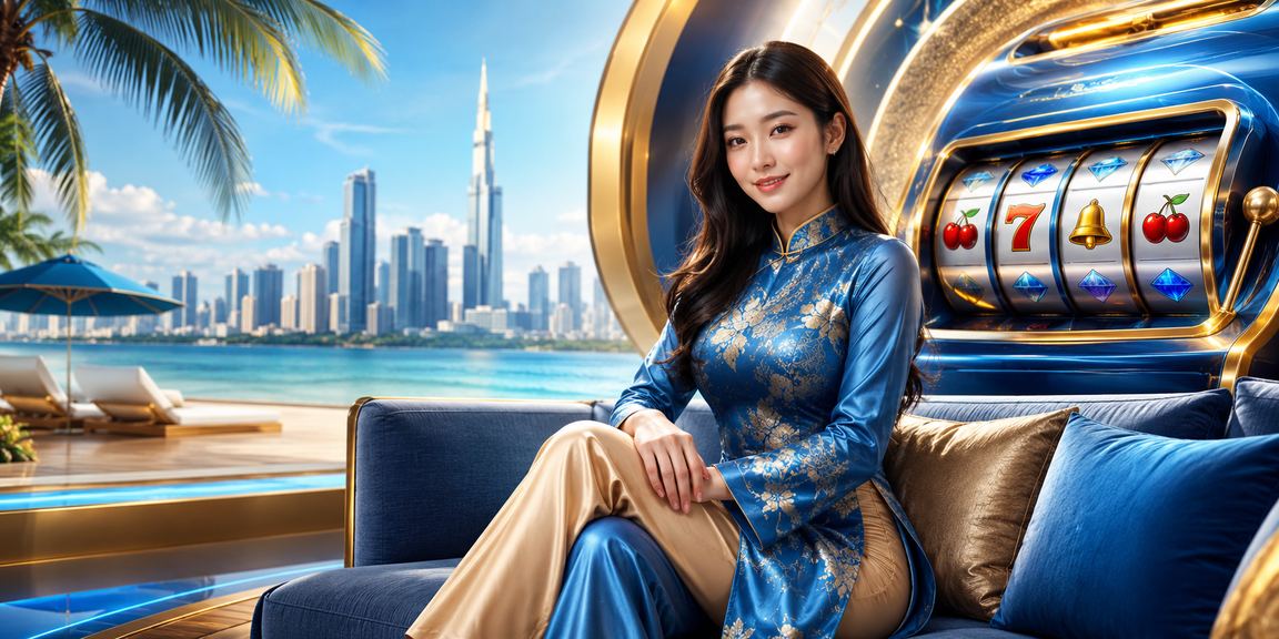 Người chơi slot game trong trang phục áo dài tại Thành phố Hồ Chí Minh